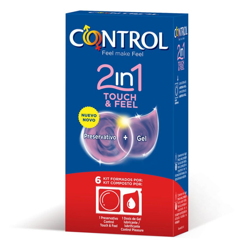 Control Touch & Feel con lubrificante monodose 2 in 1